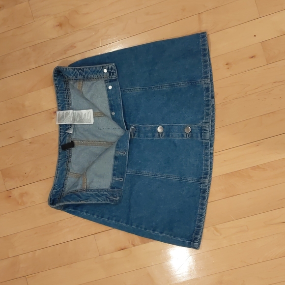 Denim Mini Festival Skirt - Picture 8 of 10